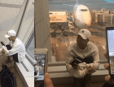 공항에서 보는 아이돌들의 현실.jpg