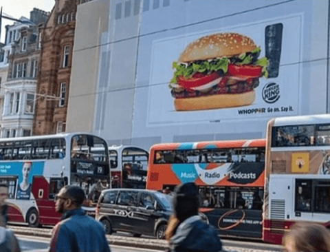 영국 버거킹 광고 속 숨겨진 비밀