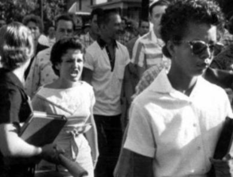 1950년대 미국 흑인 학생들의 등교길